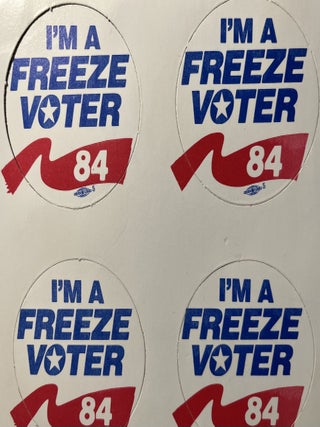 A Grouping of Forty [40] Political Bumper Stickers from the 1970s to the 1990s