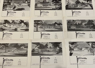 Item #700156 A Grouping of Twenty Three [23] Mid Century Home Plans from Rossmoor, a Noted...