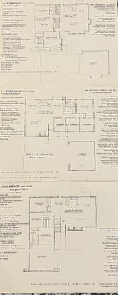 A Grouping of Twenty Three [23] Mid Century Home Plans from Rossmoor, a Noted Suburban Los Angeles/Long Beach California Development
