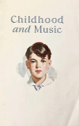 Item #700218 1930s Childhood of Music Booklet. Wurlitzer Organ Company