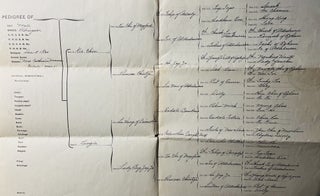 Item #700220 A 1930 Walpole, Massachusettts Pedigree Record of a Male Pekingese