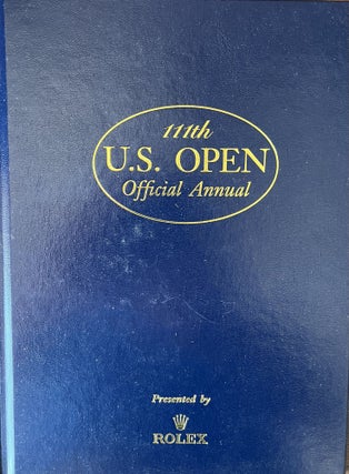 Item #700265 111th U.S. Open Official Annual Congressional Country Club. David Shedloski, Bev...