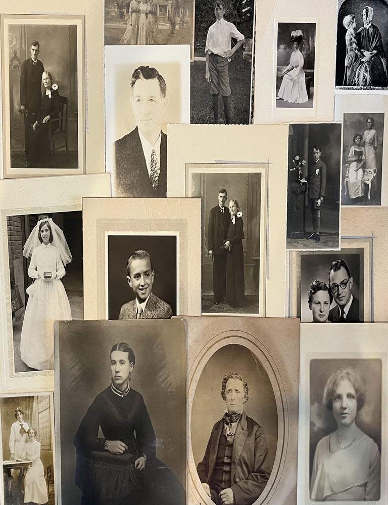 Item #700311 A Grouping of Thirty Three [33] Early to Mid 20th Century B&W Formal Portraits of a Wide Range of Individuals. Studios.