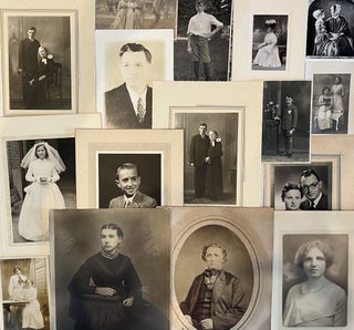 Item #700311 A Grouping of Thirty Three [33] Early to Mid 20th Century B&W Formal Portraits of a...