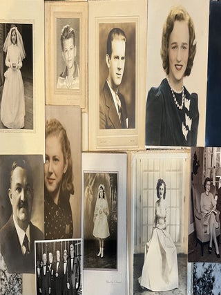 A Grouping of Thirty Three [33] Early to Mid 20th Century B&W Formal Portraits of a Wide Range of Individuals