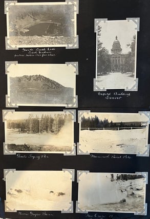 Item #700314 A Grouping of Fifteen [15] Early 20th Century B&W Photos of Yellowstone National...