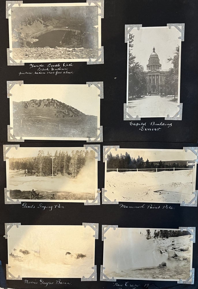 Item #700314 A Grouping of Fifteen [15] Early 20th Century B&W Photos of Yellowstone National Park and Areas Around Denver, Colorado
