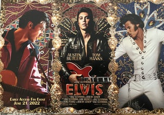 Item #700416 An Early Access Four-Color Promotional Poster for Baz Luhrmann's Feature Film "Elvis"