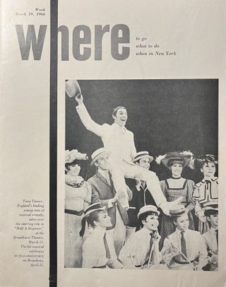 Item #700420 Where Magazine: Where to Go, What to Do, When in New York, Week of March 19, 1966