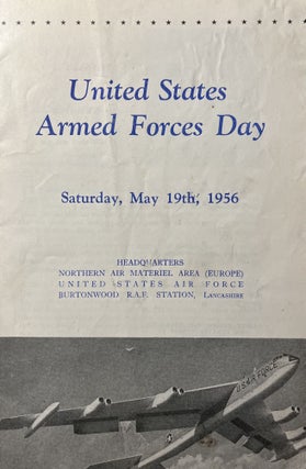 Item #700421 A MidCentury Brochure Commemorating United States Armed Forces Day, Saturday, May...