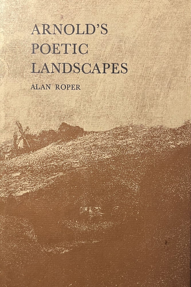 Item #700437 Arnold's Poetic Landscapes. Alan Roper.