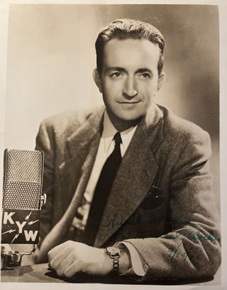 Item #700450 A 1946 B&W Press Photo of Mid-Century Radio Pioneer Stuart Wayne