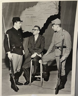 Item #700458 Mid-Century B&W Press Photo Promoting the 1962 ABC Civil War Centennial Television...