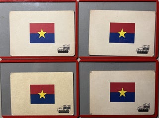 A Grouping of Seventeen [17] Early 1970s North Vietnamese Wartime Propaganda Cards
