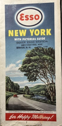 Item #700523 1947 Esso Map and Pictorial Guide of New York