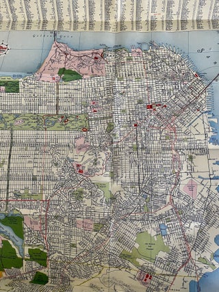 A Circa 1940s Standard Gasoline Map of San Francisco & East Bay Cities