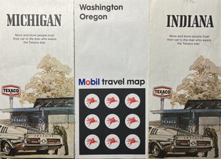 A Grouping of Six [6] Mid -Century Road Maps