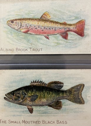 Item #70409 A Grouping of Two [2] Sweet Caporal Fish Series 1-100 Tobacco Cards