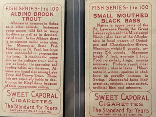 A Grouping of Two [2] Sweet Caporal Fish Series 1-100 Tobacco Cards