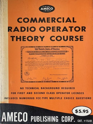 Item #708202514 Commercial Radio Operator Theory Course. Martin Swartz