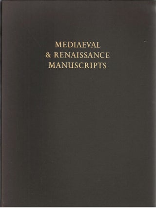 Item #711202573 Mediaeval and Renaissance Manuscripts: Major Acquisitions of The Pierpont Morgan...