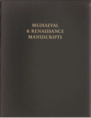 Item #711202573 Mediaeval and Renaissance Manuscripts: Major Acquisitions of The Pierpont Morgan...