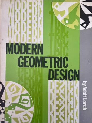 Item #712202617 Modern Geometric Design. Adolf Lorch