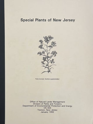 Item #7132406 Special Plants of New Jersey. Anonymous