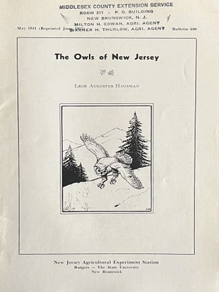 A Grouping of Eleven [11] Mid-Twentieth Century New Jersey Ornithology Booklets: Attracting Birds; Attracting Winter Birds to the Garden and Home Grounds; The Hawks of New Jersey and Their Relation to Agriculture; The Owls of New Jersey; The Warblers of New Jersey Part II The Transient Warblers; The Thrushes and Mimids of New Jersey; The Sparrows of New Jersey; The Swallows, Goatsuckers and Swifts of New Jersey; The Buntings, Finches and Their Allies of New Jersey, Woodpeckers, Nuthatches and Creepers of New Jersey and The Vireos, Cuckoos and Shrikes of New Jersey