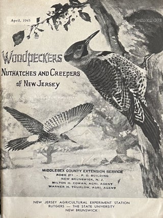A Grouping of Eleven [11] Mid-Twentieth Century New Jersey Ornithology Booklets: Attracting Birds; Attracting Winter Birds to the Garden and Home Grounds; The Hawks of New Jersey and Their Relation to Agriculture; The Owls of New Jersey; The Warblers of New Jersey Part II The Transient Warblers; The Thrushes and Mimids of New Jersey; The Sparrows of New Jersey; The Swallows, Goatsuckers and Swifts of New Jersey; The Buntings, Finches and Their Allies of New Jersey, Woodpeckers, Nuthatches and Creepers of New Jersey and The Vireos, Cuckoos and Shrikes of New Jersey
