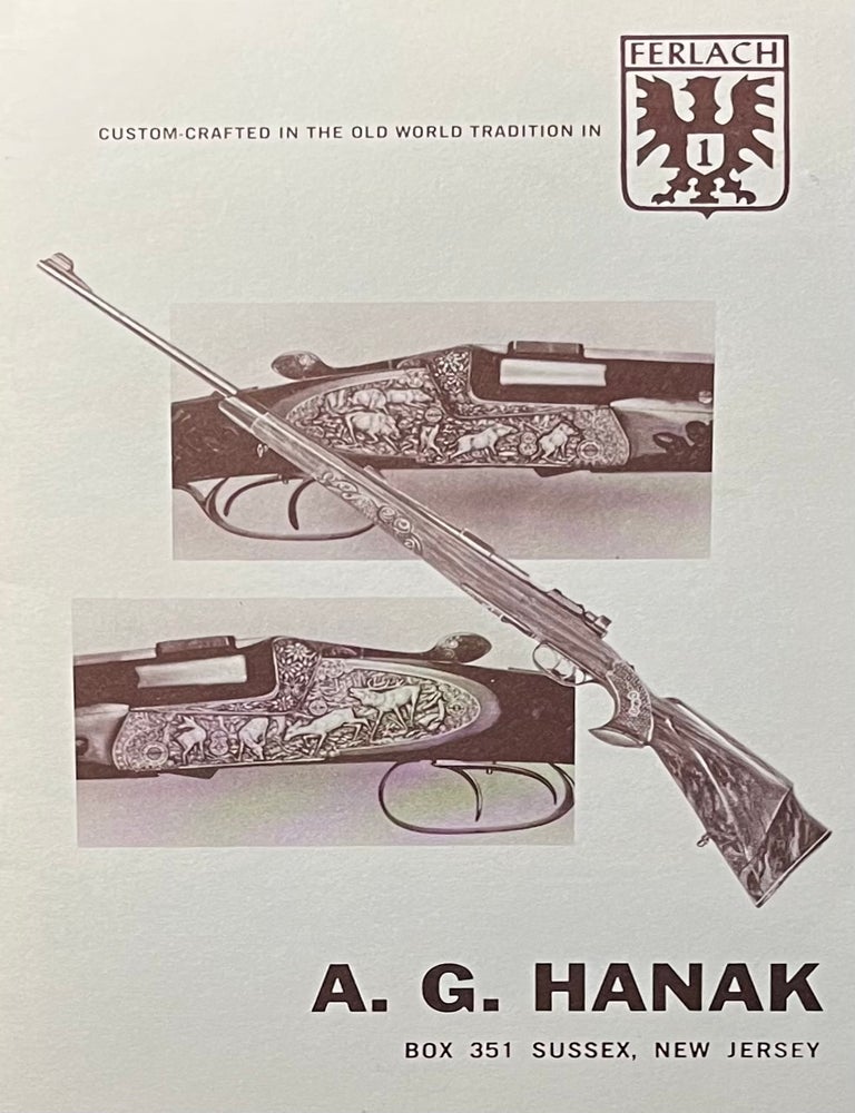 Item #725274 A.G. Hanak / Ferlach Catalogue. A G. Hanak.