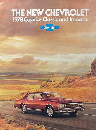 Item #725281 The New Chevrolet 1978 Caprice Classic and Impala. General Motors Corp Chevrolet...