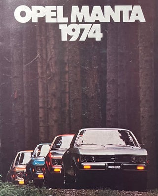 Item #725292 Opel Manta 1974. Opel Div. General Motors Corp