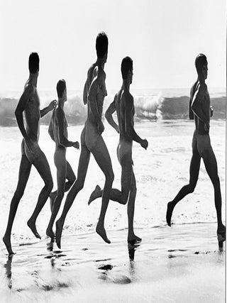 Item #726202612 Running at Point Conception, California, 1987. Bruce Weber