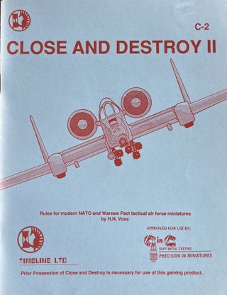 Item #729250 Close and Destroy II: Rules for Modern NATO and Warsaw Pact Tactical Air Force...