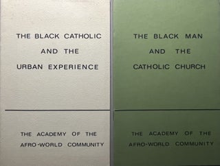 Item #800016 Two [2] Late 1970s Booklets on African Americans and the Catholic Church: 'The Black...