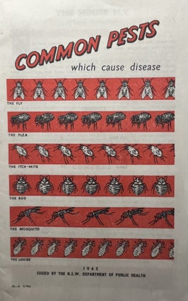Item #800019 Common Pests Which Cause Disease. New South Wales Department of Health, N S. W