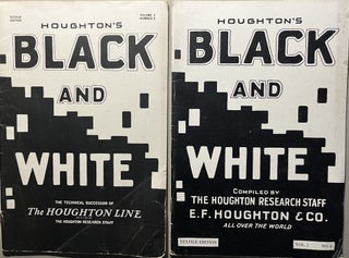 Item #800022 A Pair of Houghton's Black & White Textile Edition Trade Publications