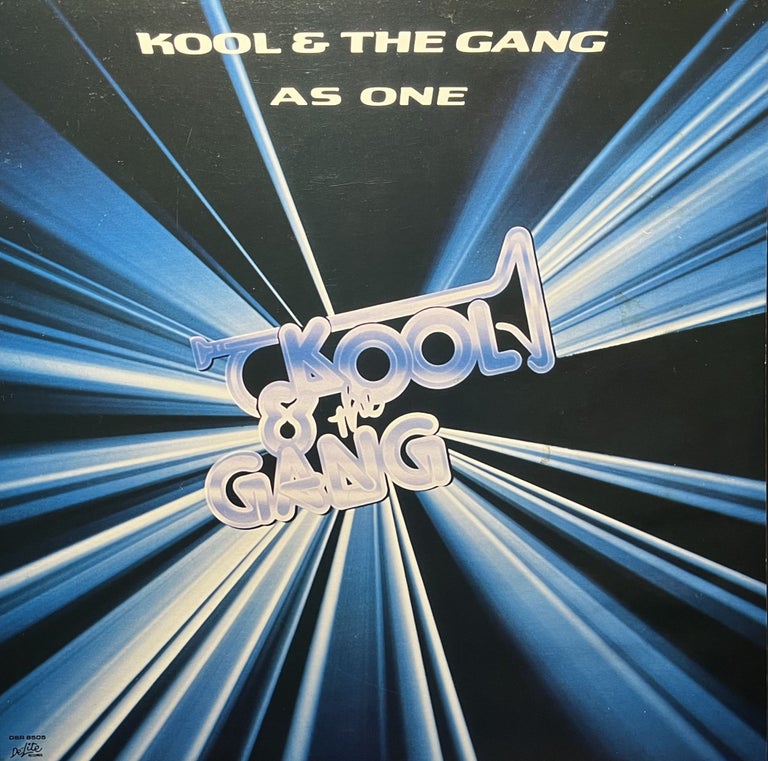 Item #800028 A Record Store Window Advertisement for Kool and the Gang's 1982 Album "As One" De-Lite Records.