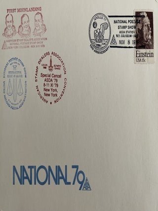 Item #800069 A Late 1970s American Philatelic Program Guide Honoring the U.S. Space Program