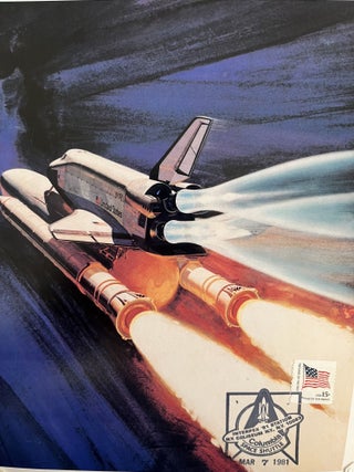An Early 1980s American Philatelic Program Guide, Commemorative Cards and Envelopes Honoring the U.S. Space Program