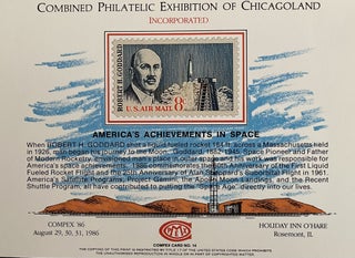 Item #800075 A Grouping of 1970s-1980s American Philatelic Program Guides, Commemorative Cards...