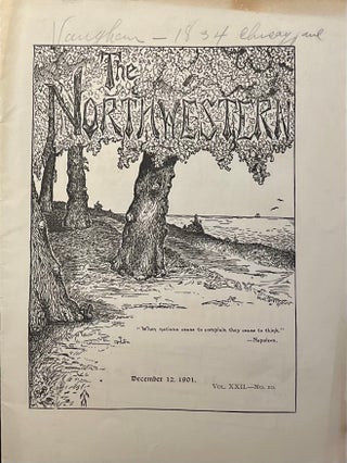 Item #802235 The Northwestern, VOL. XXII, No. 10, December 12, 1901. A B. Sanders Jr., -in-Chief