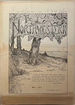 Item #802239 The Northwestern, VOL. XXII, No. 23, May 1, 1902. A D. Sanders Jr., -in-Chief
