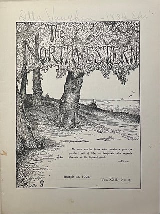 Item #802241 The Northwestern, VOL. XXII, No. 17, March 13, 1902. A D. Sanders Jr., -in-Chief