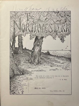 Item #802250 The Northwestern, VOL. XXII, No. 26, May 22, 1902. A D. Sanders Jr., -in-Chief