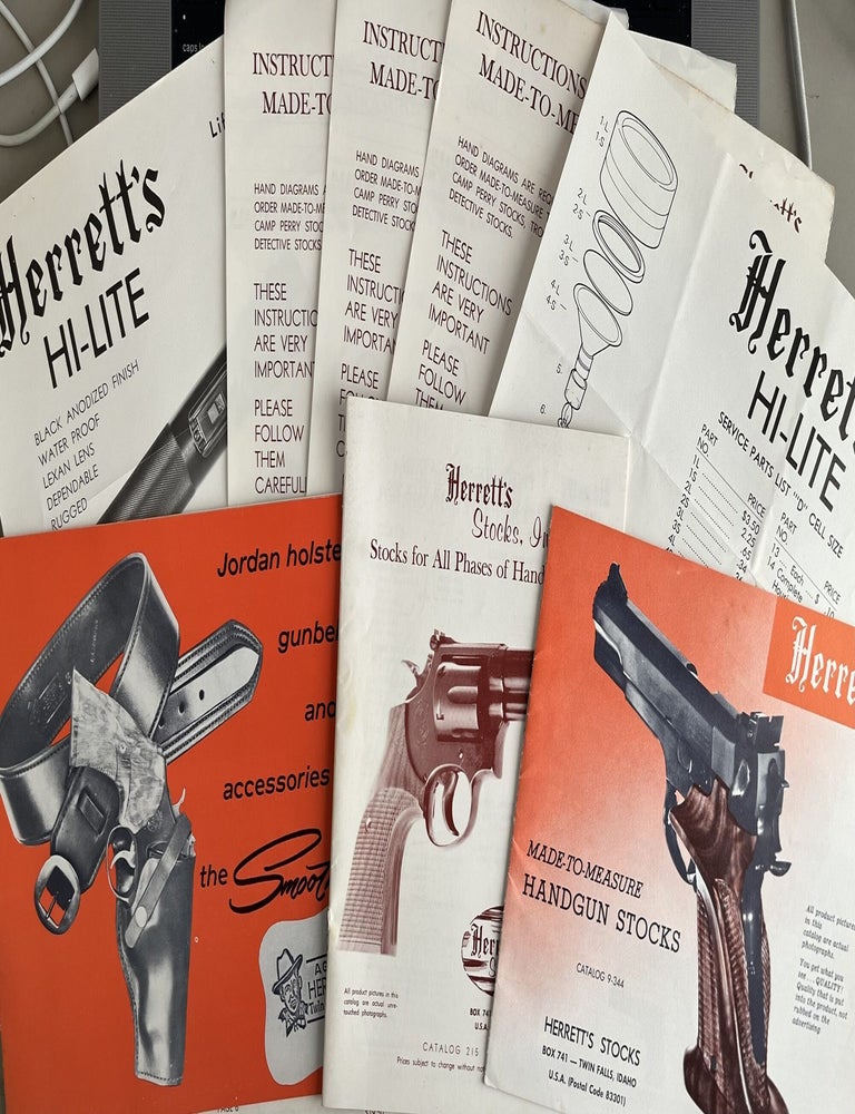 Item #803232 A Grouping on Promotional Materials for Herrett's Stocks, Inc.