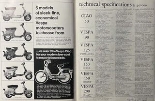 Item #81241 Vespa Motorcycle Promotional Brochure. G B. Enterprises