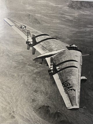 Item #813242 Large Black and White Photo of USAF RB-4 The Northrop Flying Wing