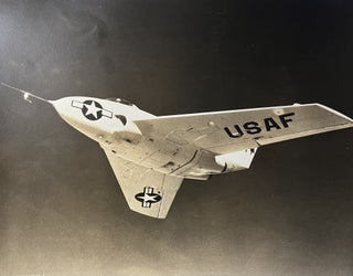 Item #813244 Large Black and White Photo of USAF X-4 Northrop Research Plane